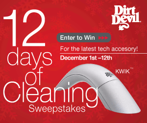12 Days of Cleaning Sweepstakes {Fa-La-La-La-La} 1