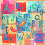 alphabet kids art sugarplum dream
