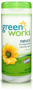 natural biodegradable cleaning wipes green works