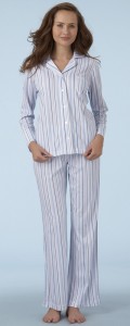 carole hochman striped pajamas