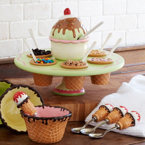 ice cream carousel sur la table