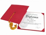diploma graduation cap college