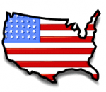 map of united states flag
