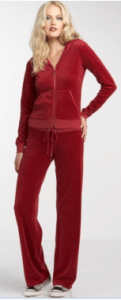 juicy couture red velour