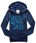 aeropostale hoodie navy blue