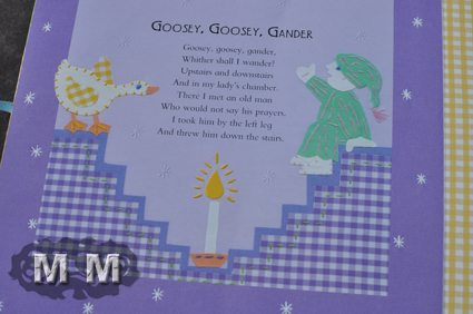 I gave away our Mother Goose book 4