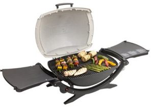 The Outdoor Family: Weber Q Portable Gas Grill by Lowe's 1