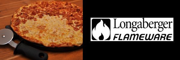 Day #5 Flameware 14" Pizza Stone by Longaberger 1