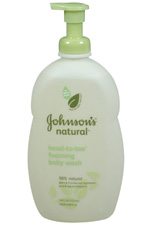 Johnson's-Natural-Head-to-Toe-Foaming-Baby-Wash