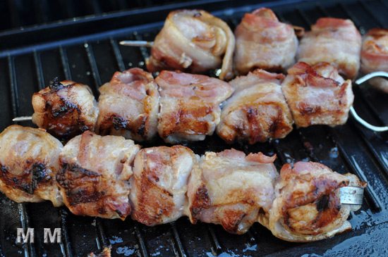 Bacon-Wrapped Chicken Skewers