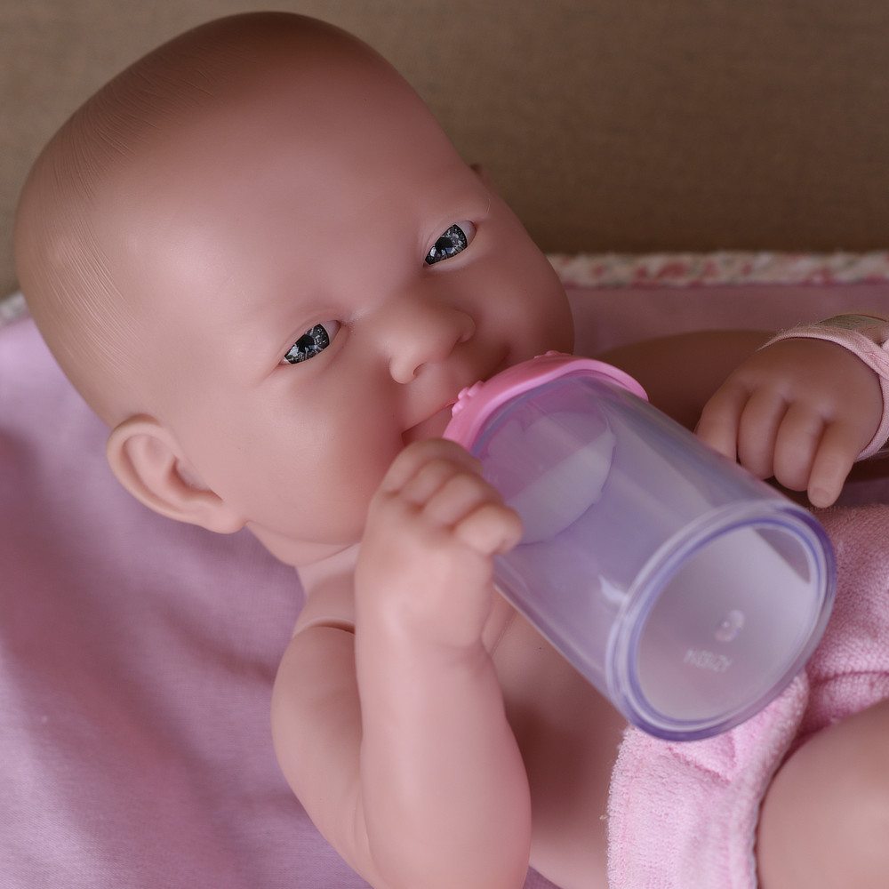 Newborn Baby Doll with Bottle