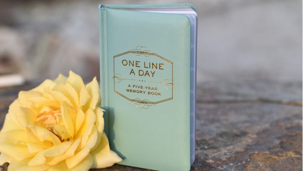 One Line A Day memory book