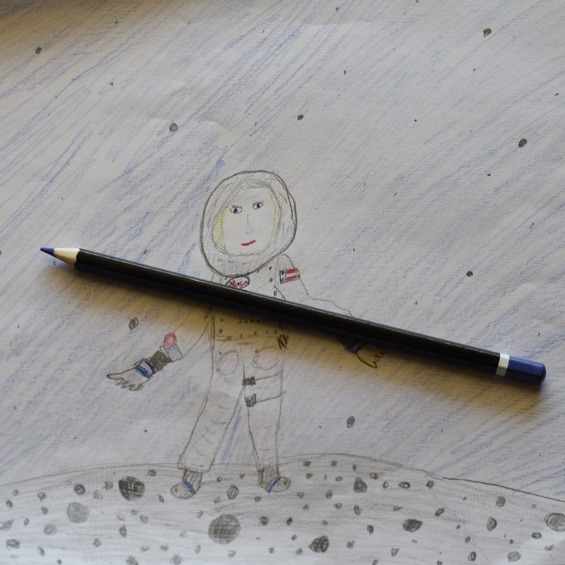 astronaut drawing zenzoi