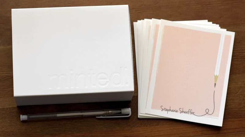 personalized stationary minted