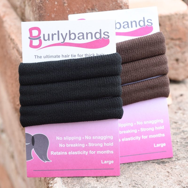 Burlybands hairties thick curly hair