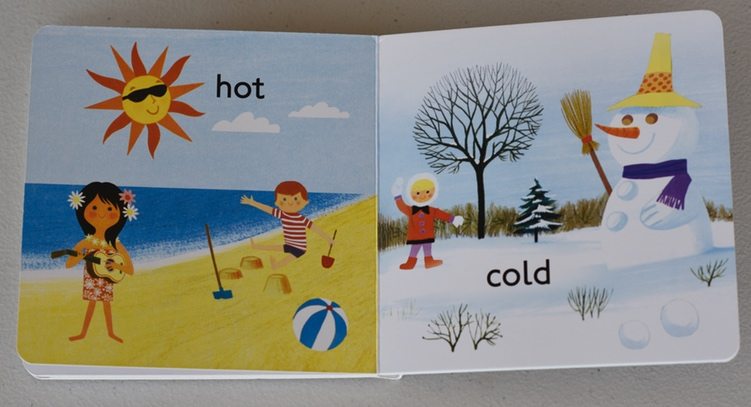 hot cold opposites board book
