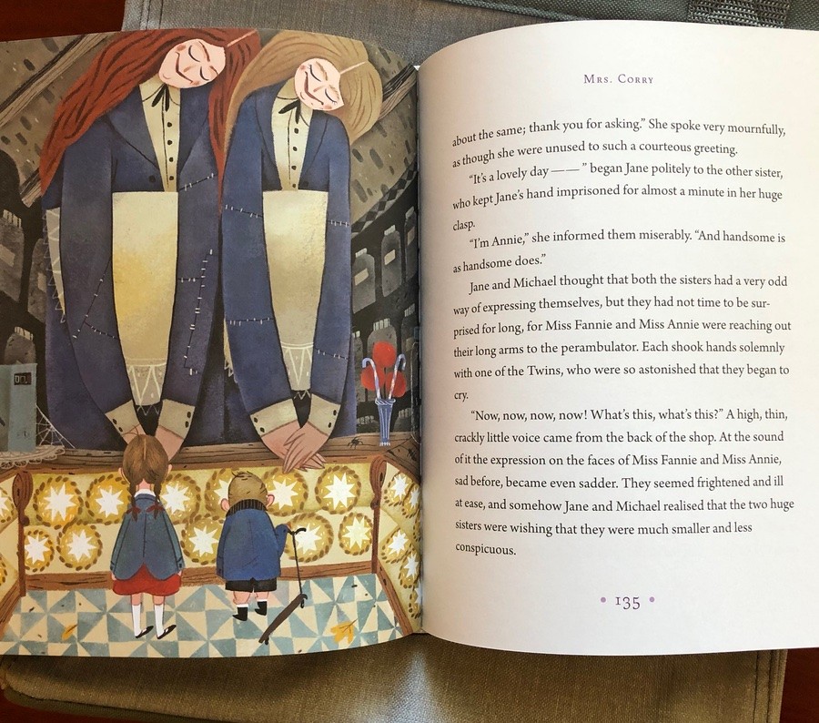 inside Mary Poppins illustrated hardcover
