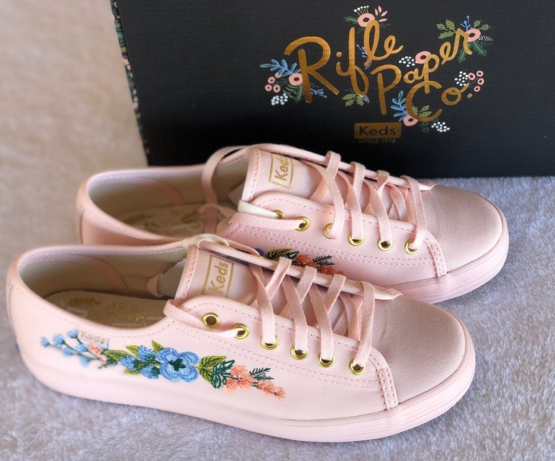 keds rifle embroidered herb garden