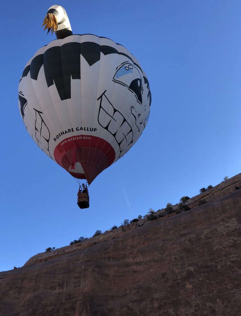 up hot air balloon gallup