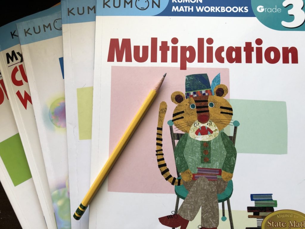 Kumon math workbooks