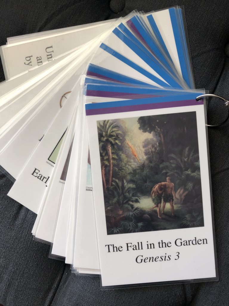Fall in the Garden Veritas Press flashcards