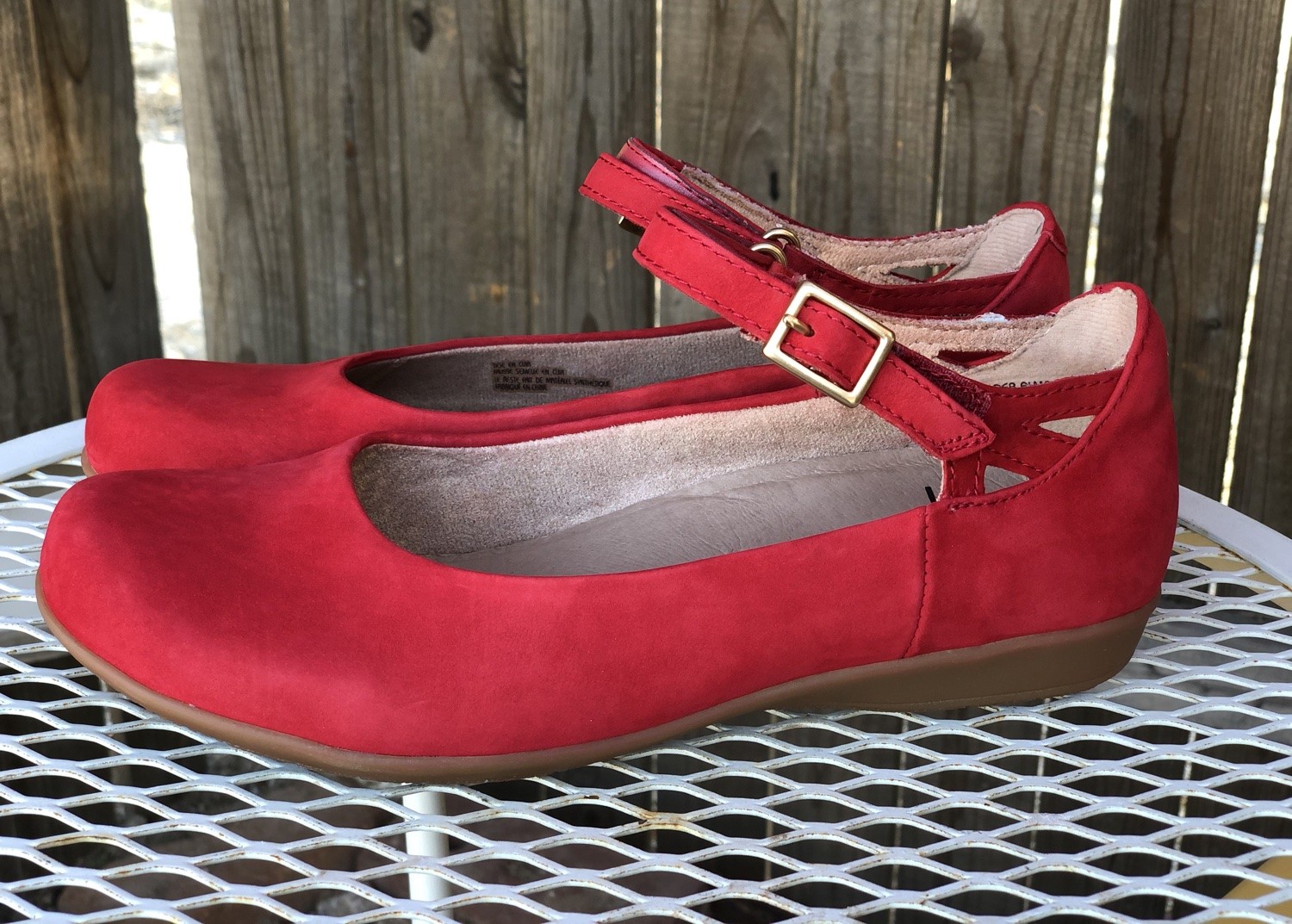 Alder Alma Bright Red Dress Shoes