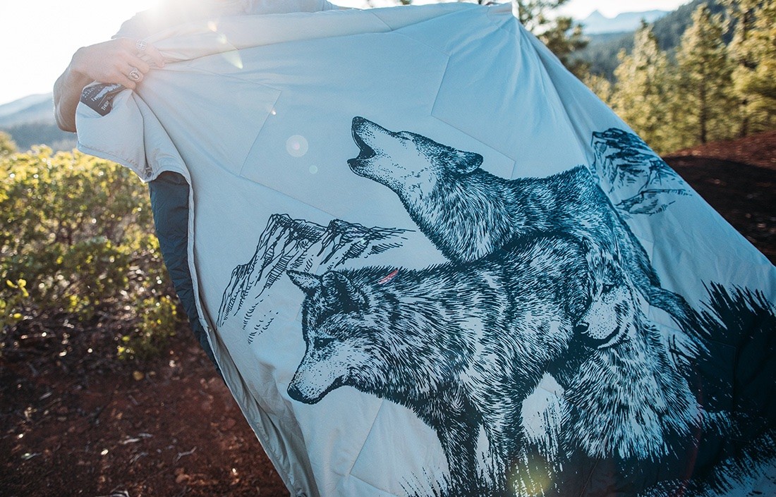 Argo Blanket Wolf Print Therm a Rest