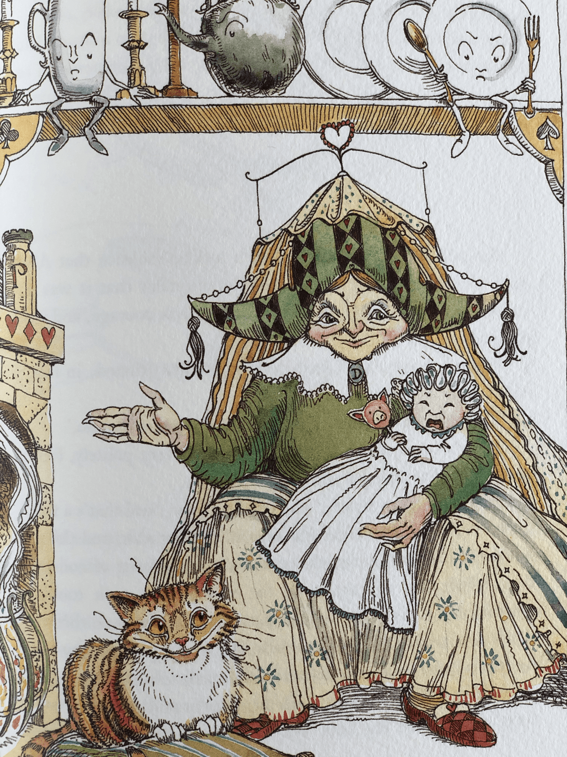 Illustrator Charles Van Sandwyk Alice in Wonderland Folio