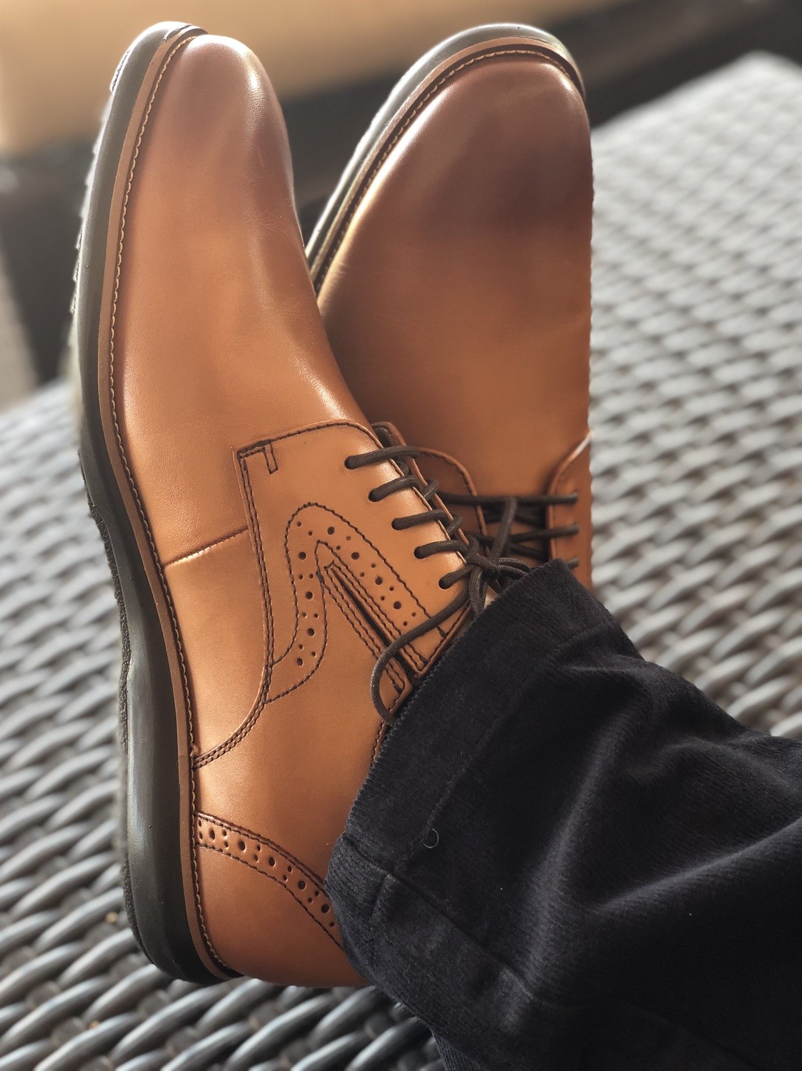 Shaw Oxford Shoes Butterscotch Brown Dockers
