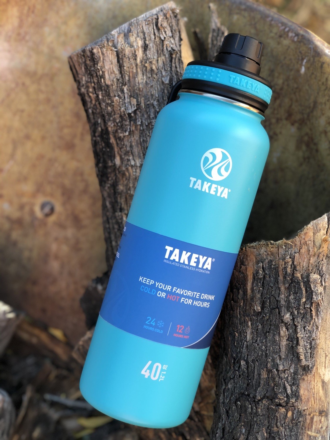 Takeya 40oz originals water bottle ocean