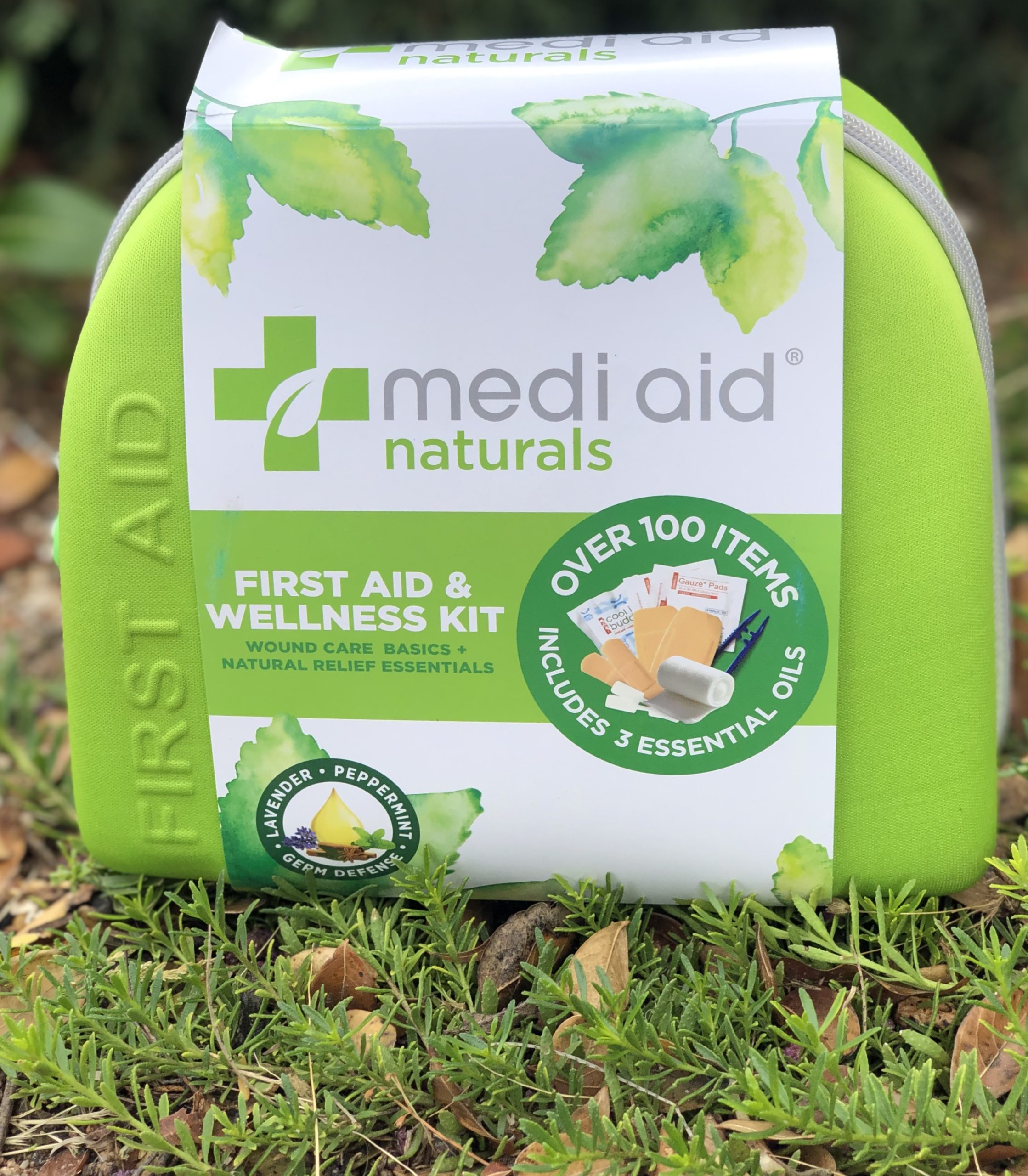 medi aid naturals first aid wellness kit camping outdoors