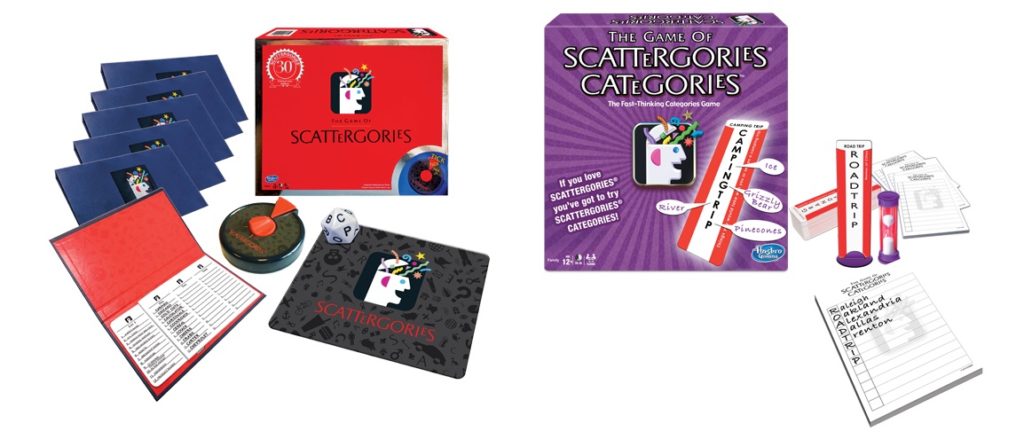 scattegories 30th anniversary board games
