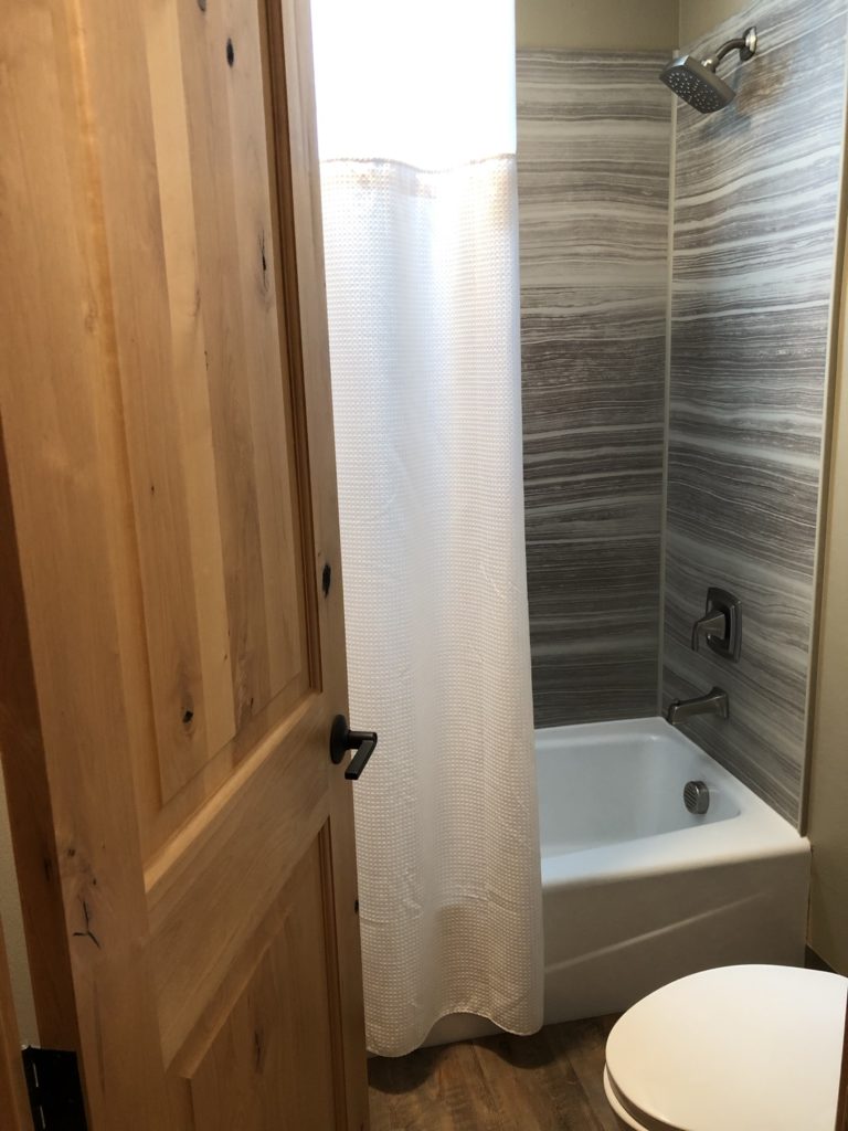 shower bathroom Cedar Ridge housing Forest Home
